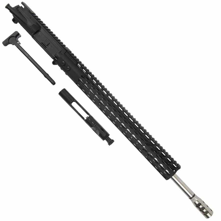 AR15 224 Valkyrie Complete Upper Receiver With 16.5 Inch KeyMod BLACK
