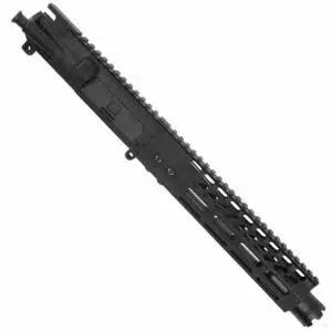 Tactical AR-15 upper with Picatinny rail, M-LOK handguard, and flash hider for customizable builds.