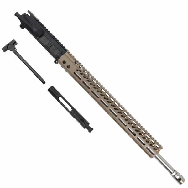AR15 224 Valkyrie Complete Upper Receiver With 15 Inch M-LOK Handguard FDE