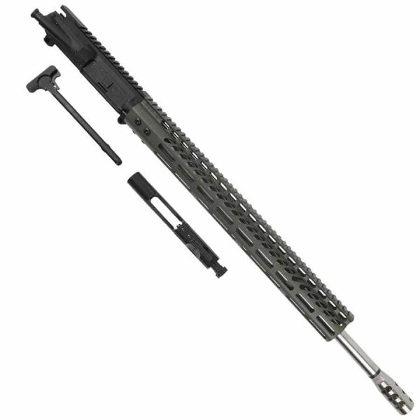 AR15 224 Valkyrie upper with a 16.5-inch M-LOK handguard in tactical grey.