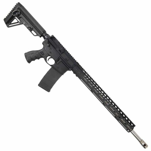 AR15 upper receiver for .224 Valkyrie with a 15-inch M-LOK handguard and black finish.
