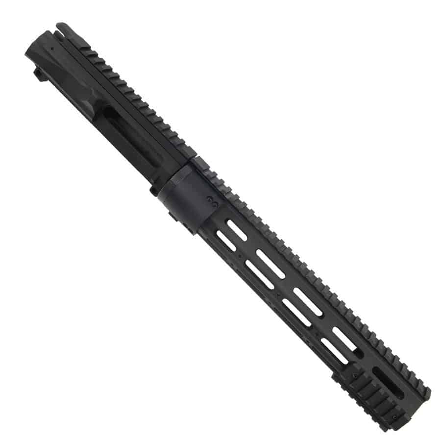 AR15 upper receiver paired with a 12-inch slim modular handguard