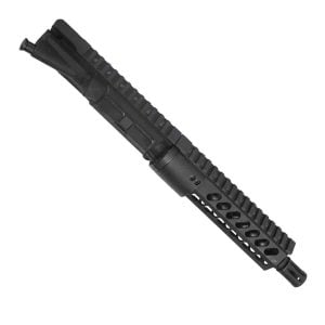 AR15 pistol upper with a 7-inch black KeyMod handguard.