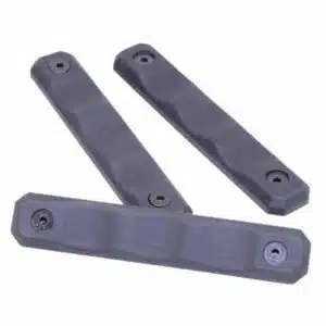 3 piece M-lok rubber coated aluminum panel cover