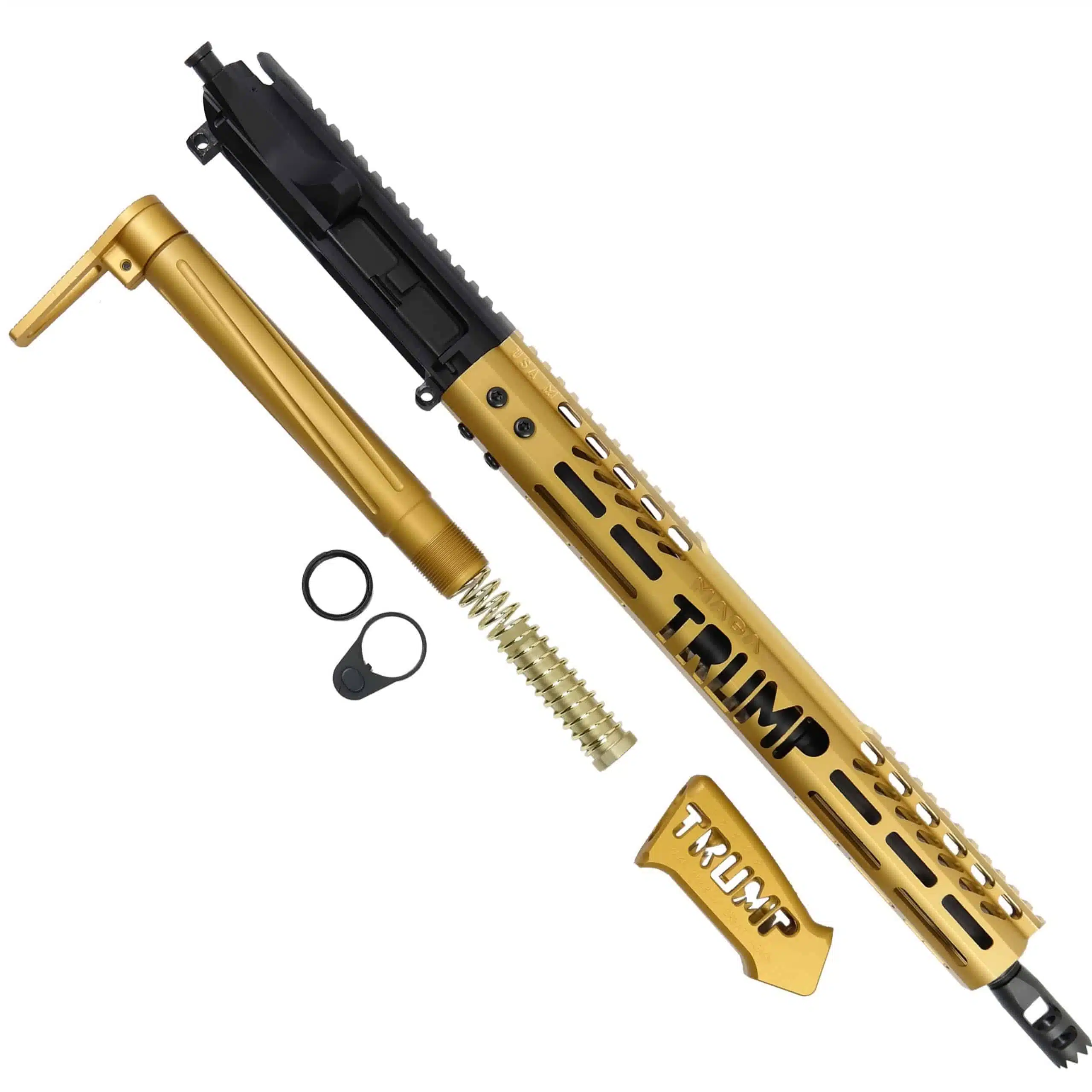 Anodized Gold Trump MAGA AR-15 Upper Kit