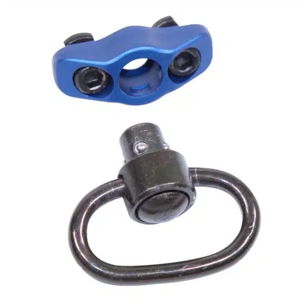 Gen 2 Quick Detach QD Swivel Adapter for M-LOK Slots on Handguard in Anodized Blue - Image 2