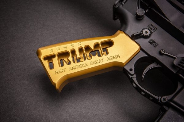 AR-15 "Trump" Series Limited Edition Pistol Grip in Anodized Gold