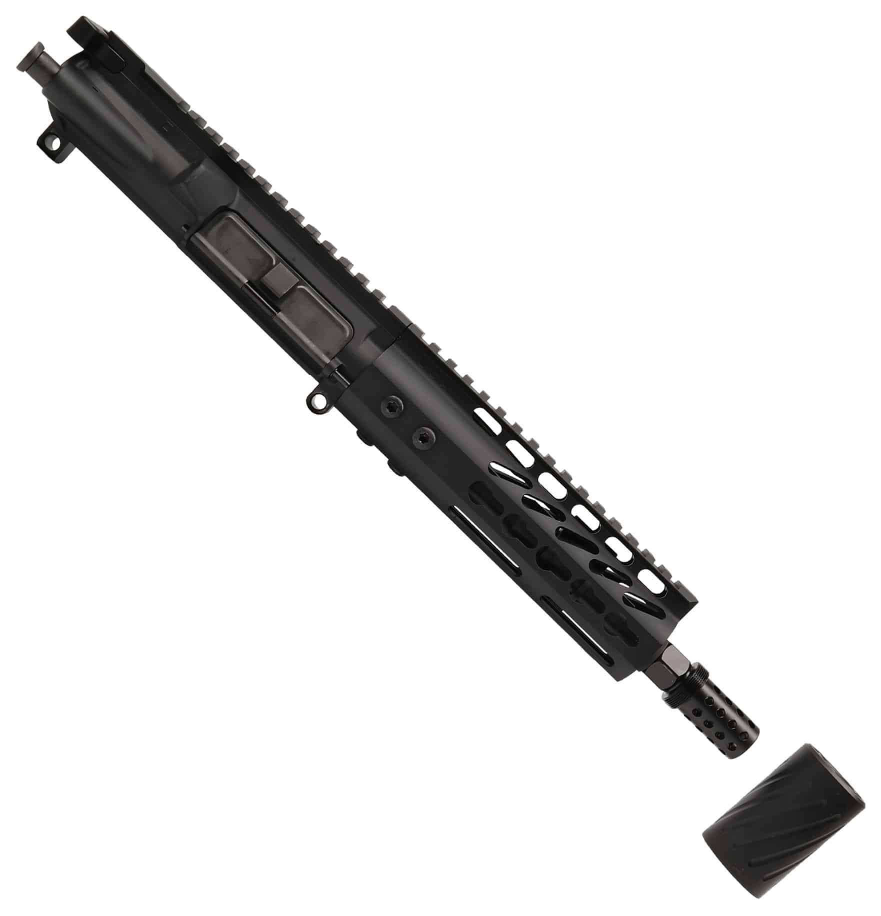AR-15 5.56 Pistol Upper Assembly with 6.75" KeyMod Handguard and MCBS System