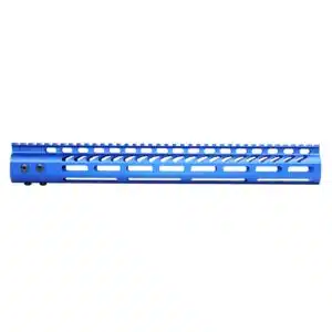 AR-15 M-LOK 15" Ultra Light Free Float Handguard in Anodized Blue