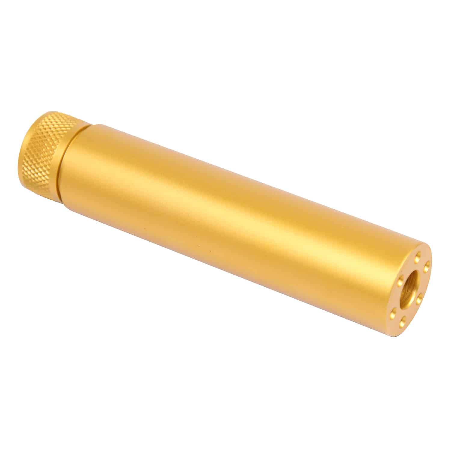 AR-15 5.5'' Fake Suppressor Extension in Anodized Gold