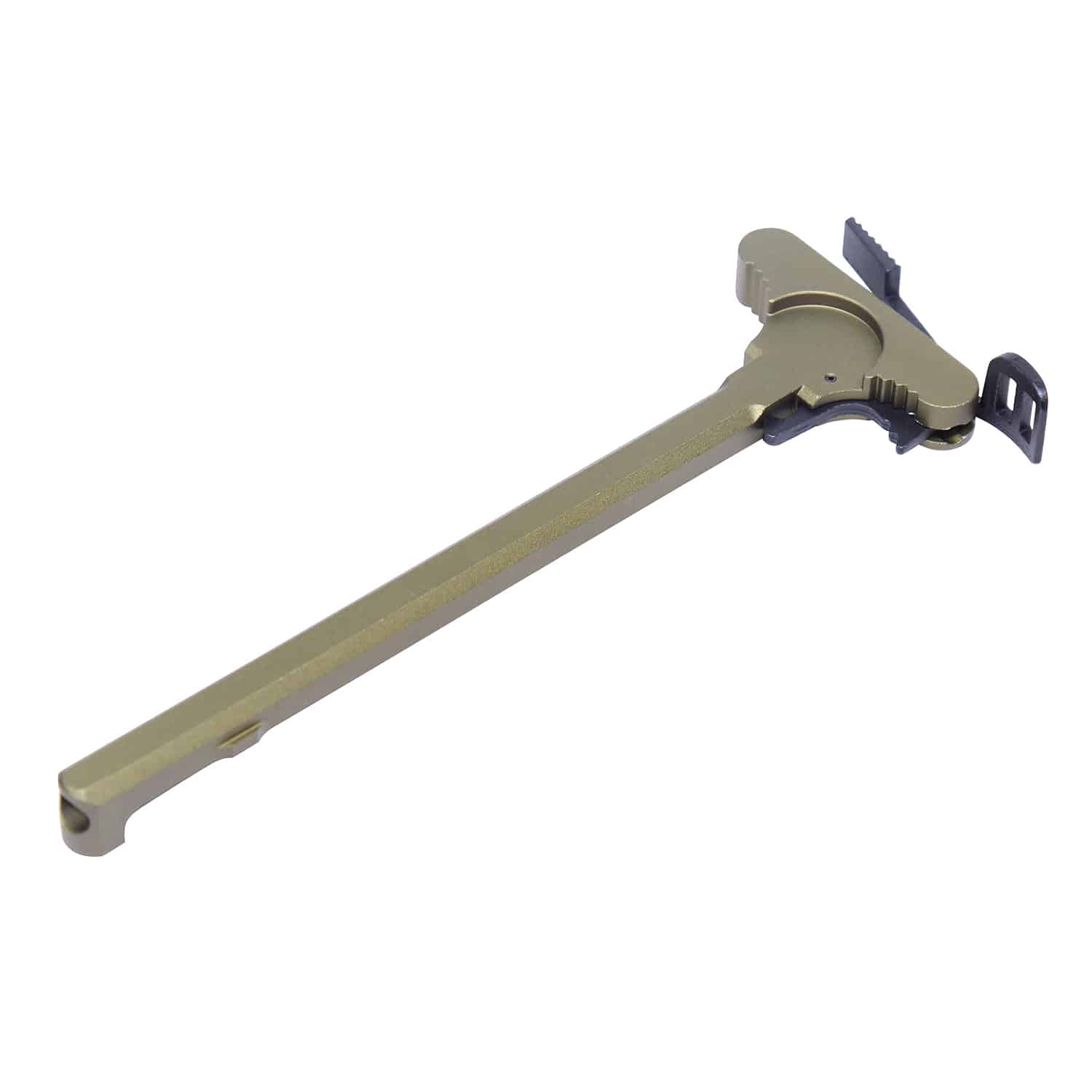 AR-15 Charging Handle with Ambidextrous Latch in Anodized Green