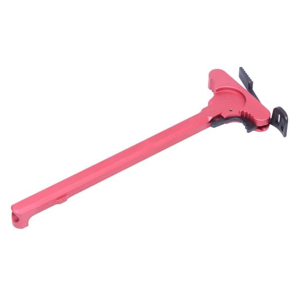 AR-15 Charging Handle with Ambidextrous Latch in Anodized Red
