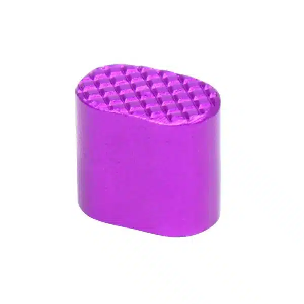 AR-15 Extended Magazine Release Button in Anodized Purple - Image 2