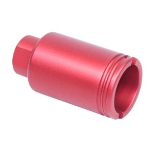 AR-15 Micro Slim Flash Can in Anodized Red
