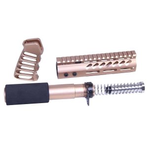 AR-15 Pistol Furniture Set in Anodized Bronze