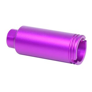 AR-15 Slim Line Cone Flash Can in Anodized Purple