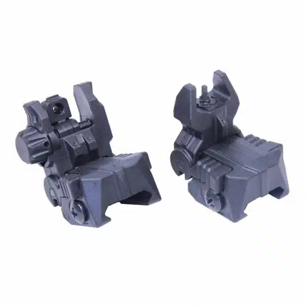 AR-15 Tactical Polymer Spring Assisted Folding Sights - Image 2