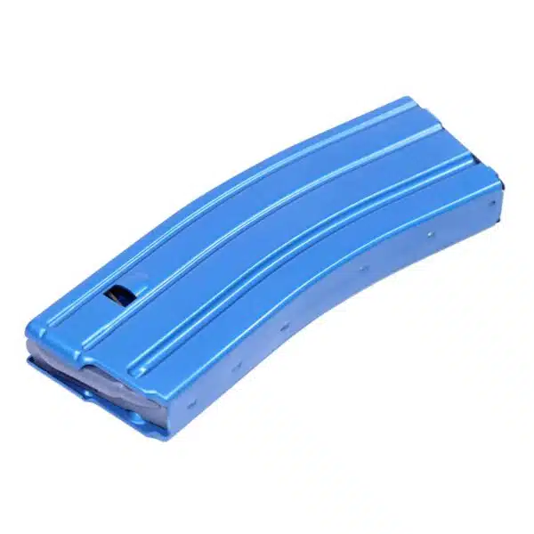 AR 5.56 Cal 30 Round Magazine With Anti-Tilt Follower in Anodized Blue - Image 2