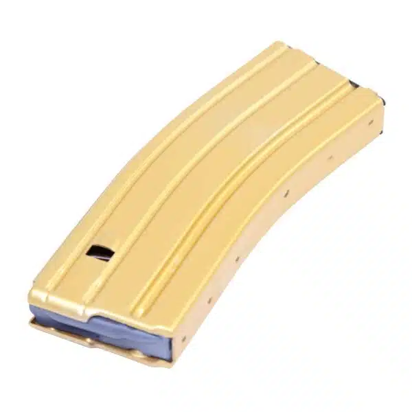 AR 5.56 Cal 30 Round Magazine With Anti-Tilt Follower in Anodized Gold - Image 2