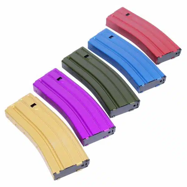 AR 5.56 Cal 30 Round Magazine With Anti-Tilt Follower in Anodized Purple - Image 3