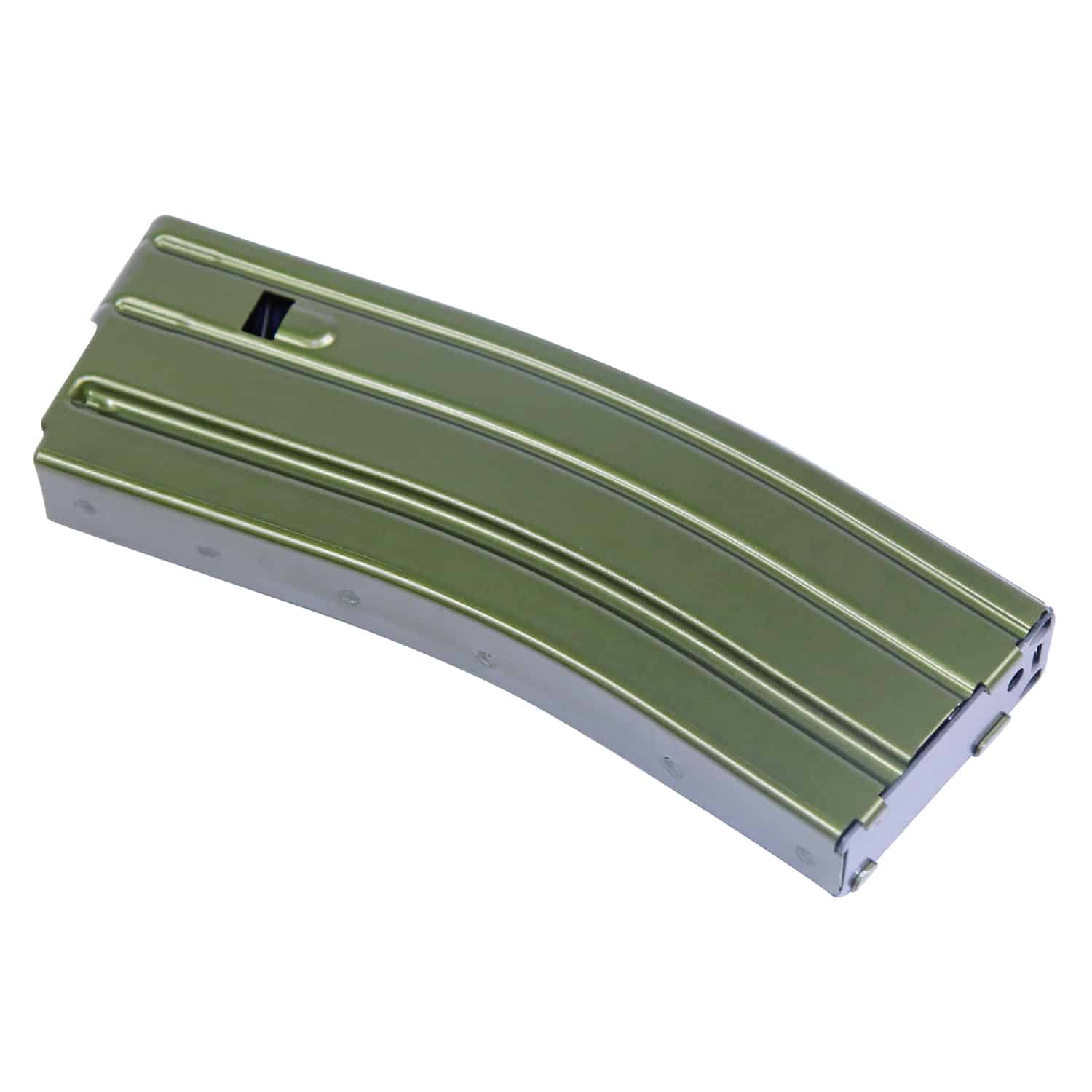 AR 5.56 Cal 30 Round Magazine With Anti-Tilt Follower in Anodized Green