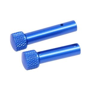 AR-15 5.56 Cal Extended Takedown Pin Set Gen 2 in Anodized Blue