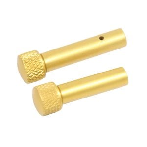 AR-15 5.56 Cal Extended Takedown Pin Set Gen 2 in Anodized Gold