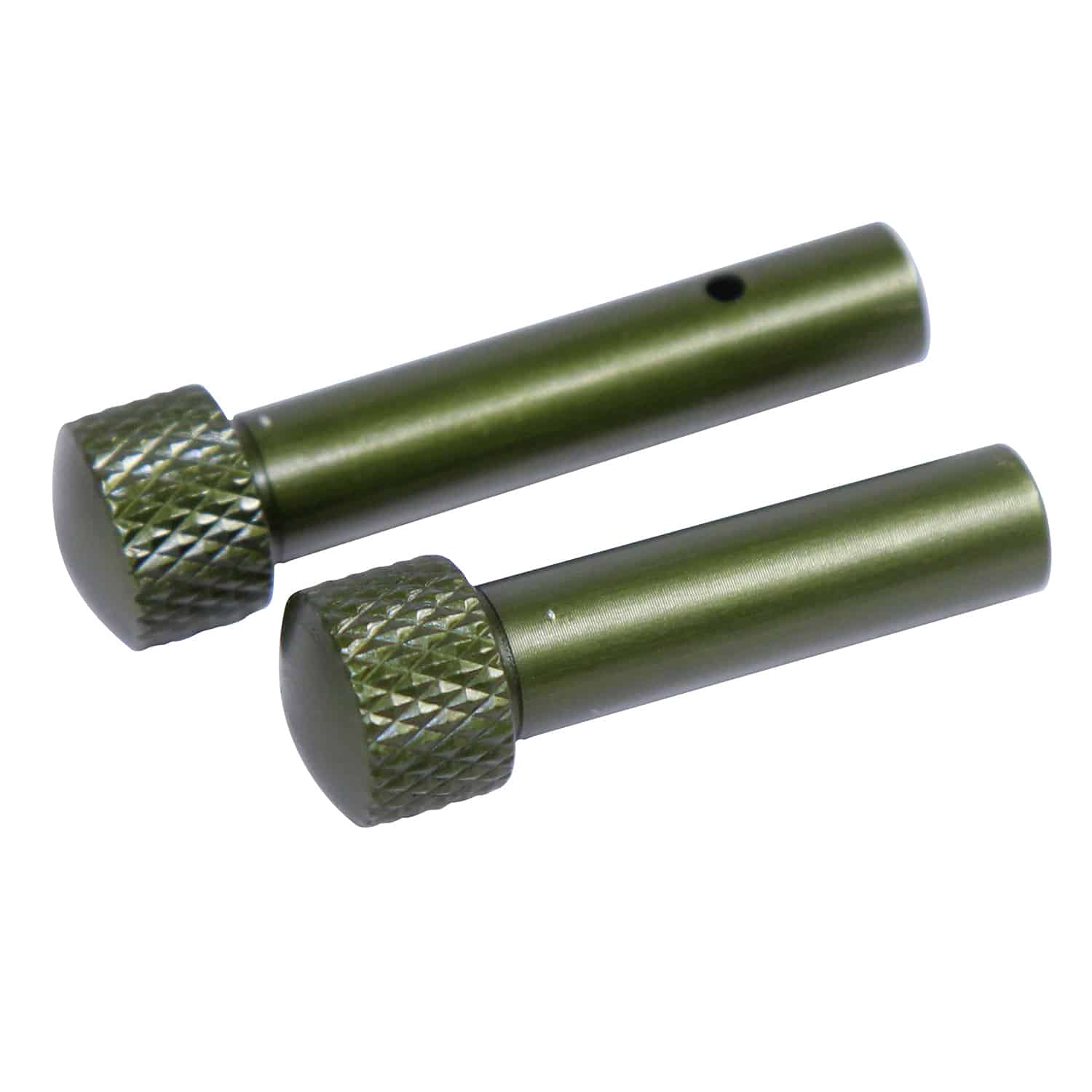 AR-15 5.56 Cal Extended Takedown Pin Set Gen 2 in Anodized Green