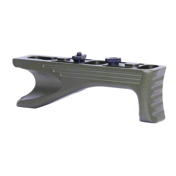 M-LOK Aluminum Angled Grip In Anodized Green (Gen 2)