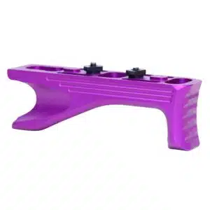 M-LOK Aluminum Angled Grip In Anodized Purple (Gen 2)