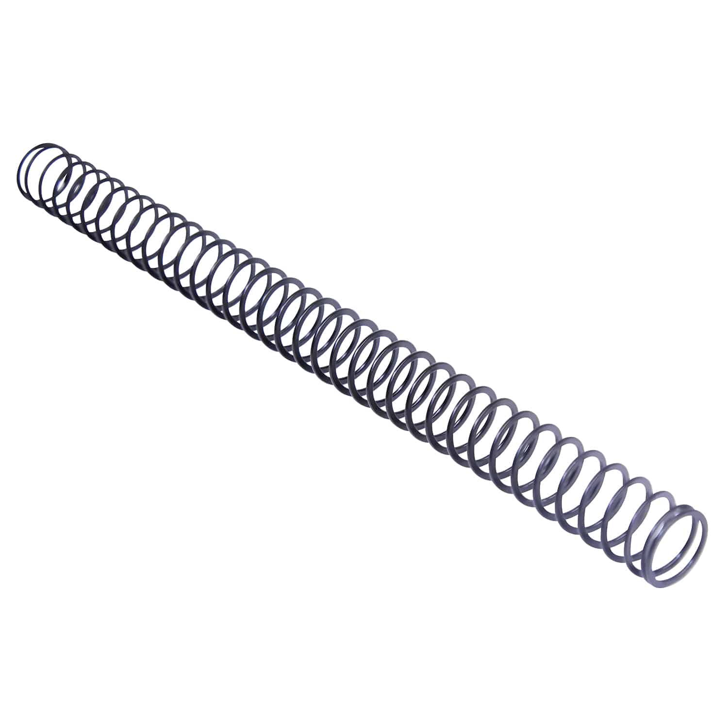 Premium coated flat buffer spring for AR-15, AR-308, and AR 9mm platforms