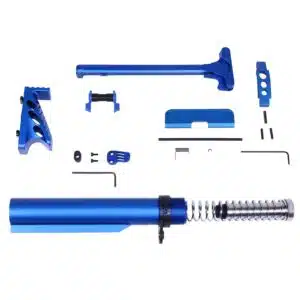 AR-15 Angled Grip Accessory Kit in Anodized Blue