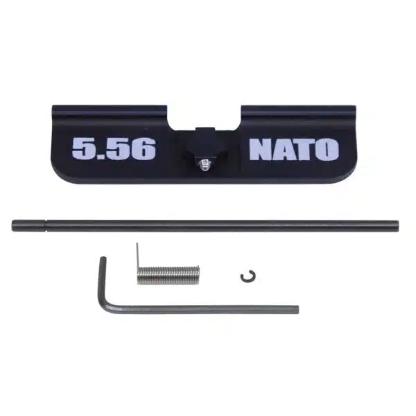 AR-15 Ejection Port Dust Cover Gen 3 '5.56 NATO' Lasered in Anodized Black - Image 2