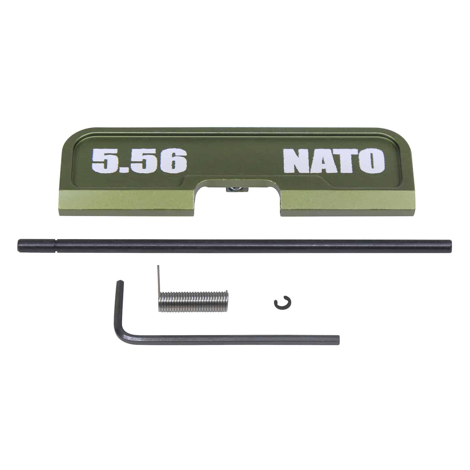 AR-15 Ejection Port Dust Cover Gen 3 '5.56 NATO' Lasered in Anodized Green