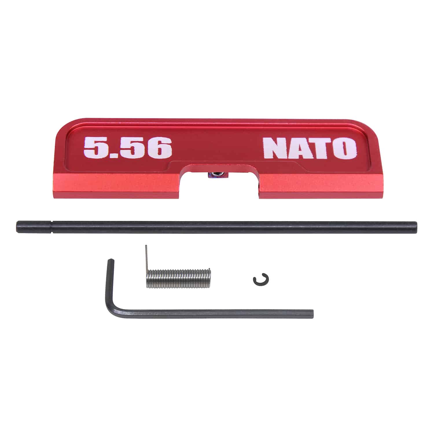 AR-15 Ejection Port Dust Cover Gen 3 '5.56 NATO' Lasered in Anodized Red