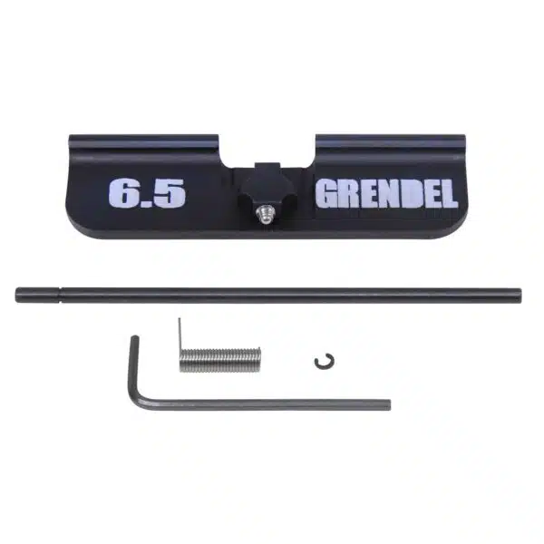 AR-15 Ejection Port Dust Cover Gen 3 '6.5 GRENDEL' Lasered in Anodized Black - Image 2