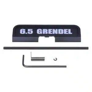 AR-15 Ejection Port Dust Cover Gen 3 '6.5 GRENDEL' Lasered in Anodized Black