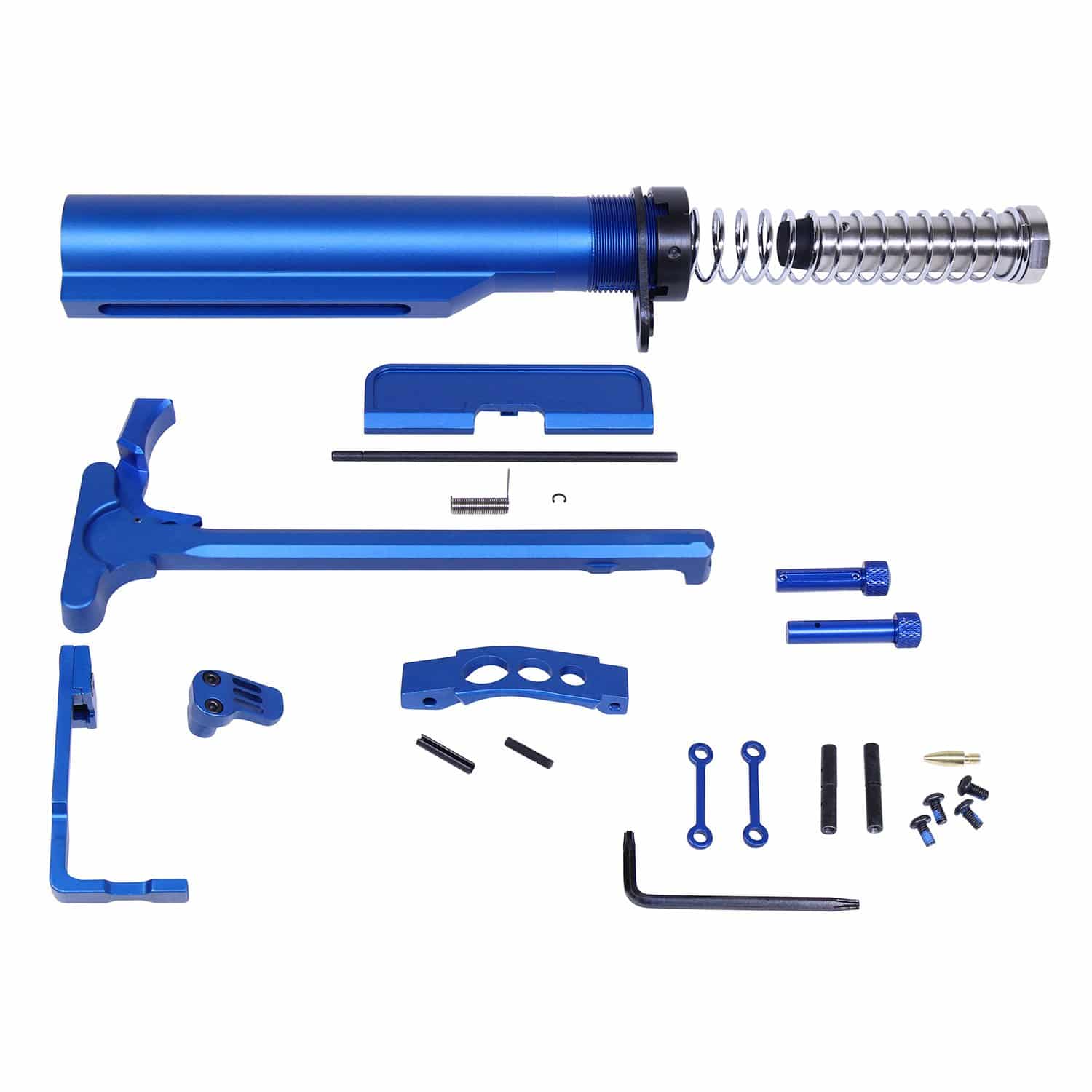 AR-15 Complete Accessory Kit in Anodized Blue