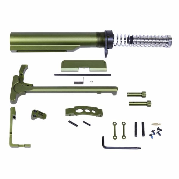 AR-15 Complete Accessory Kit in Anodized Green