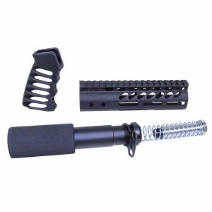 AR-15 Pistol Furniture Set in Anodized Black