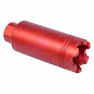 AR-15 Slim Line Flash Cone Wire Cutter in Anodize Red