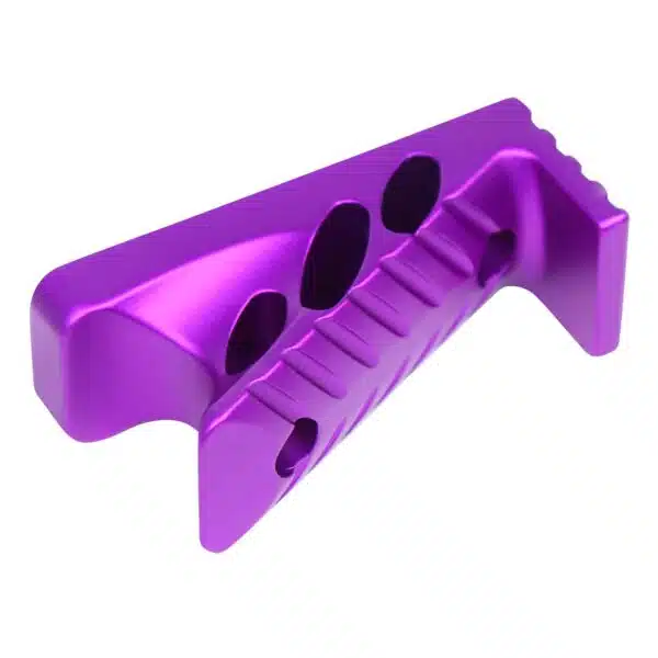 M-LOK Micro Angle Grip in Anodized Purple - Image 2