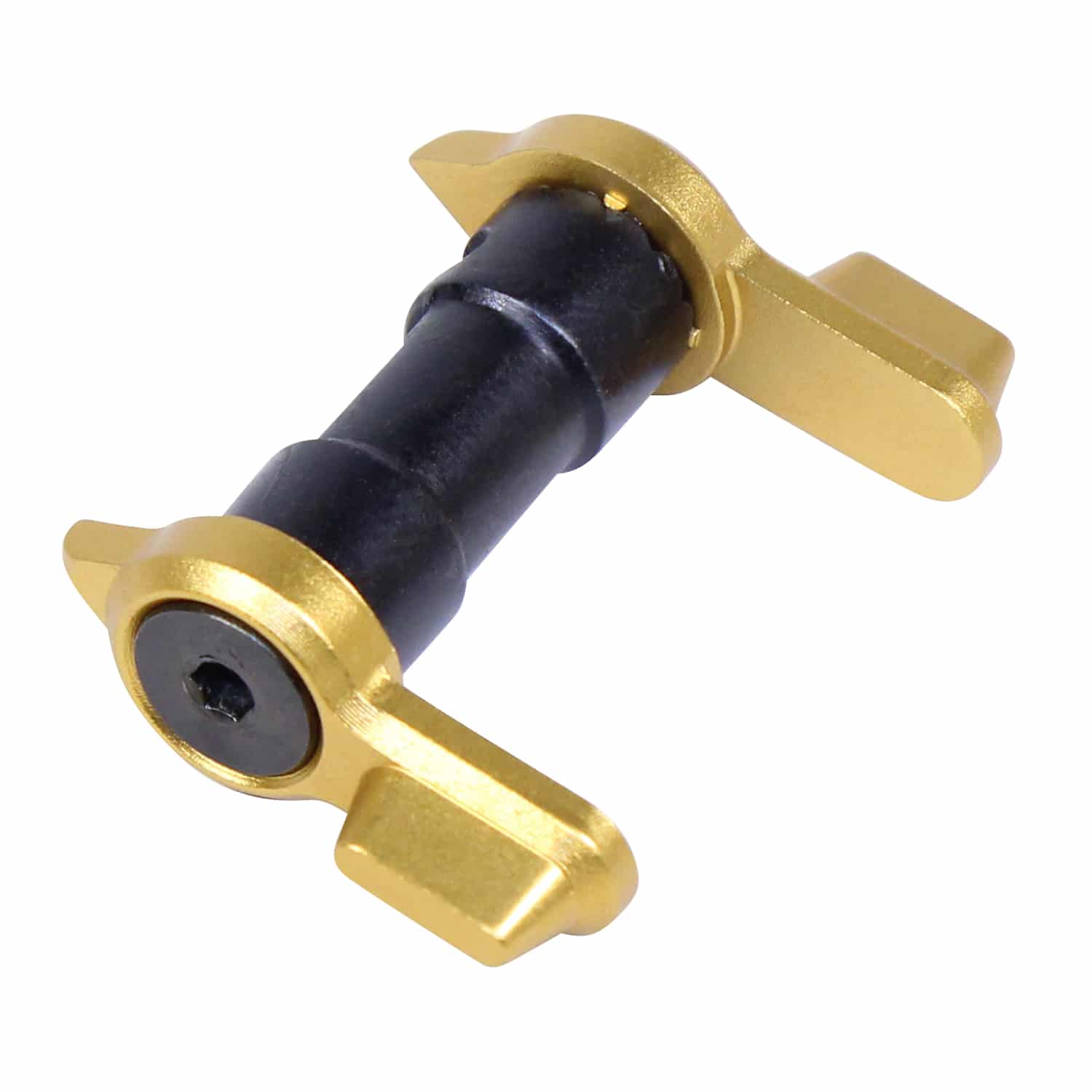 AR-15 Ambidextrous Safety in Anodized Gold with 90 or 45 degree