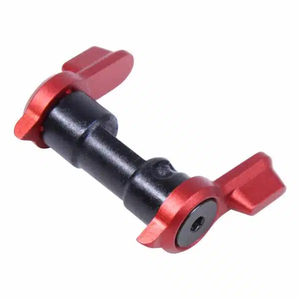 AR-15 Ambidextrous Safety with 90 or 45 Degree-Anodized Red - Image 4