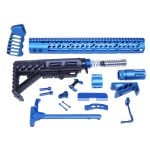 AR-15 Full Rifle Parts Kit in Anodized Blue | Veriforce Tactical