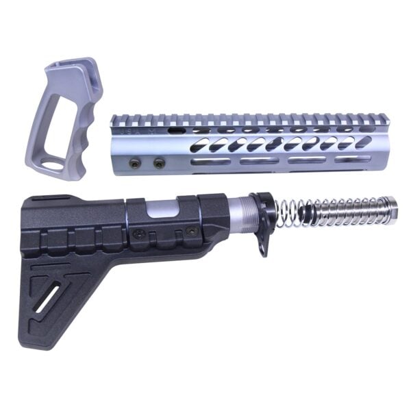 AR-15 Anodized Grey Ultra Pistol Furniture Set