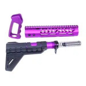 AR-15 Anodized Purple Ultra Pistol Furniture Set