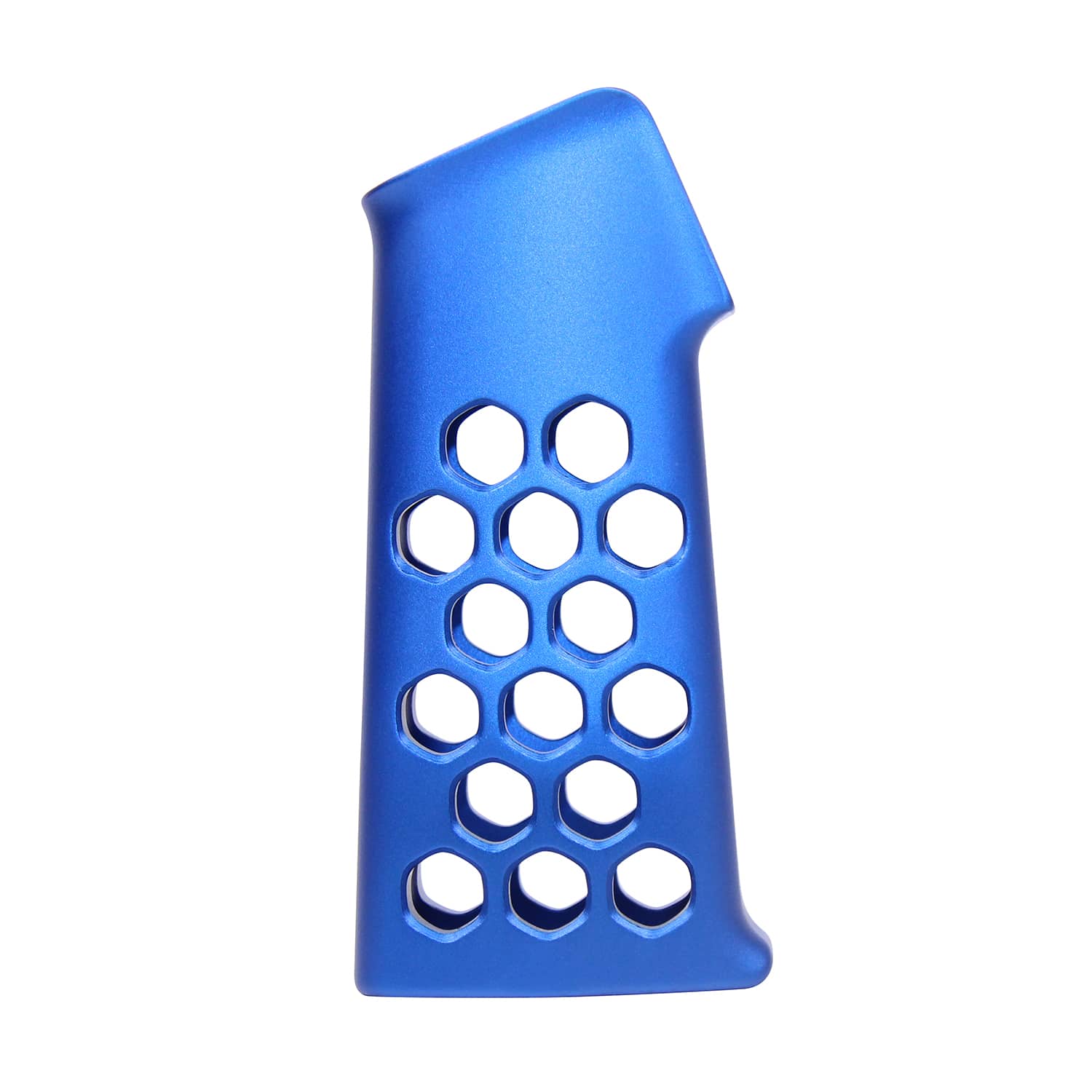 Honeycomb Series Aluminum Pistol Grip in Anodized Blue