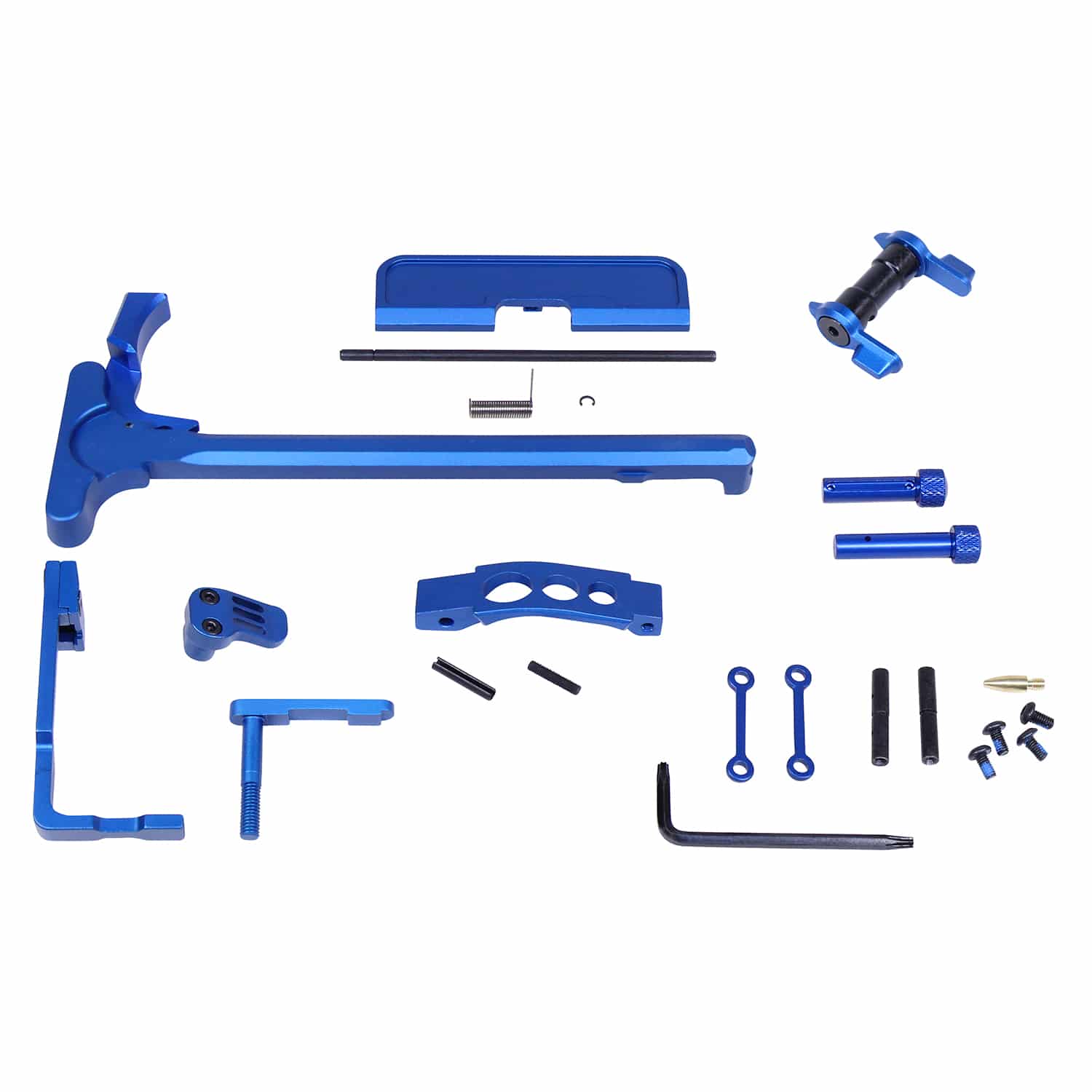 AR-15 Upper and Lower Accent Kit in Anodized Blue