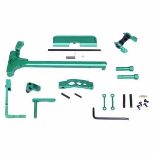AR-15 Upper and Lower Accent Kit Anodized in Irish Green